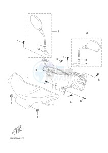 YN50F OVETTO 4 (2ACE) drawing COWLING 1