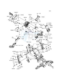 VULCAN S ABS EN650BGFA XX (EU ME A(FRICA) drawing Cowling