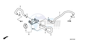 CBF10009 UK - (E / MKH) drawing AIR INJECTION CONTROL VALVE