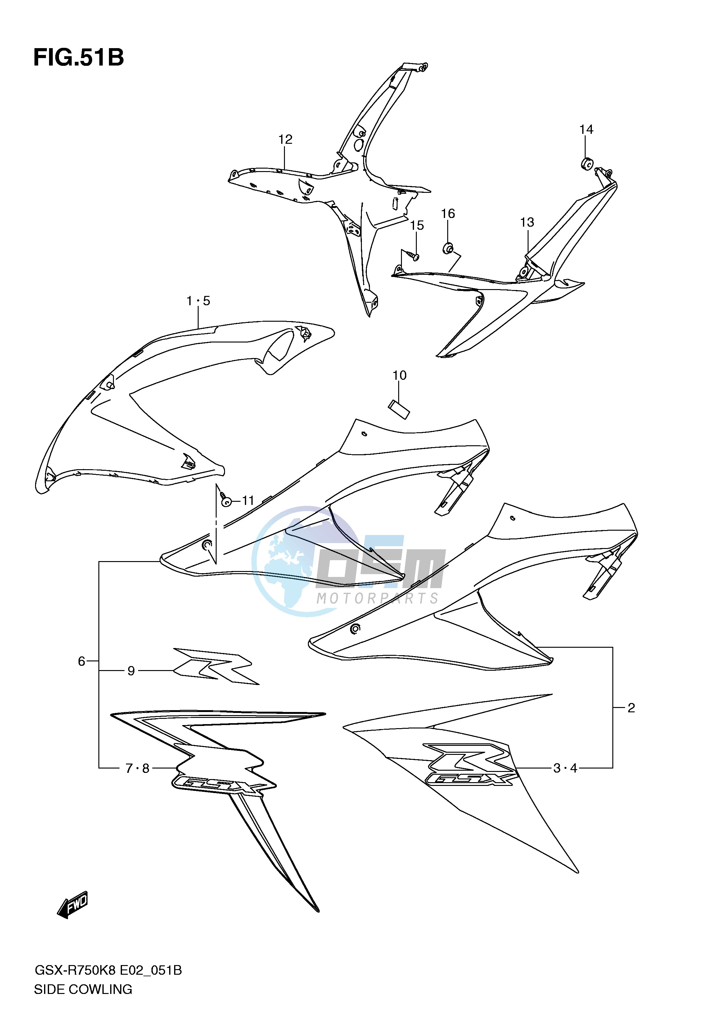 SIDE COWLING (MODEL L0)