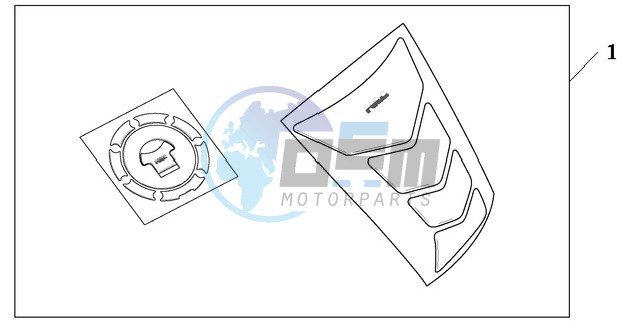 TANKPAD / FUEL LID COVER