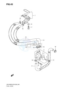 VS1400 (E3-E28) INTRUDER drawing FUEL COCK