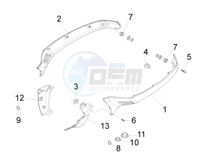 LX 125 4T ie E3 Touring drawing Side cover - Spoiler