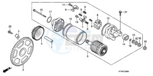 SH300AR9 Europe Direct - (ED / ABS) drawing STARTING MOTOR