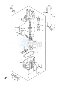 DF 115A drawing Fuel Vapor Separator