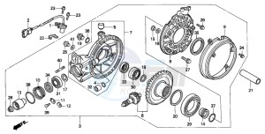 ST1100 drawing FINAL DRIVEN GEAR (ST1100A)