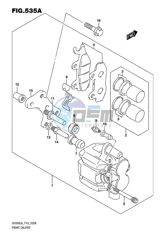 FRONT CALIPER