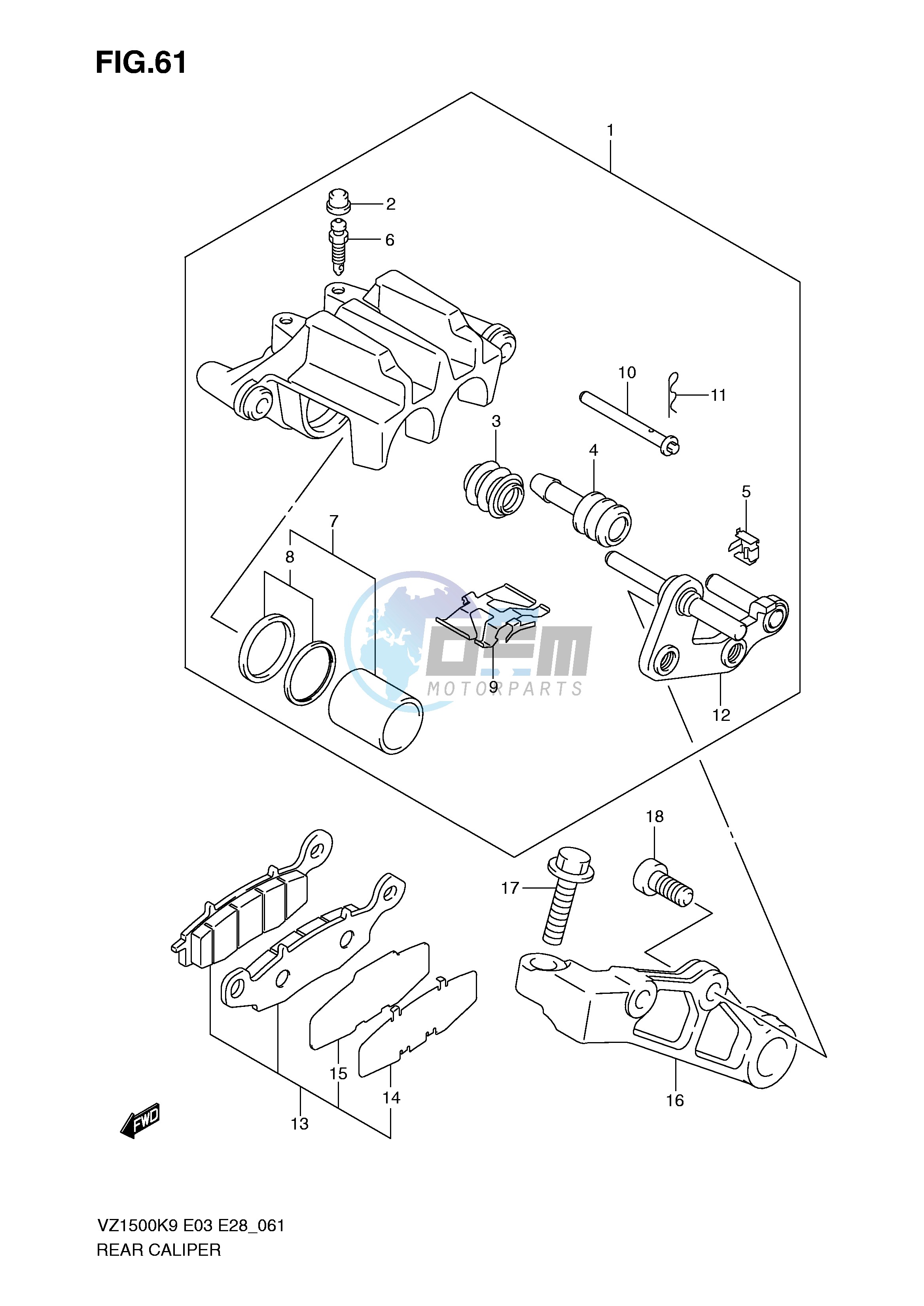 REAR CALIPER