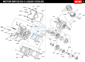 RS3-125-CASTROL drawing CYLINDER HEAD-CRANKSHAFT