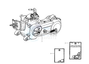 Runner VX-VXR 125-180 125 drawing Engine