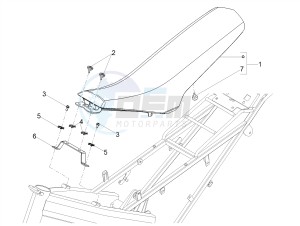 RCR 50 E4 (EMEA) drawing Saddle