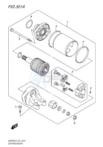 GSR750Z ABS EU drawing STARTING MOTOR