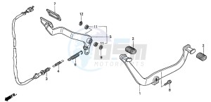 VT1100C3 drawing PEDAL