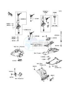 NINJA_ZX-10R_ABS ZX1000KBF FR GB XX (EU ME A(FRICA) drawing Ignition Switch