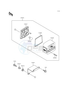 KAF 300 A [MULE 500] (A1) [MULE 500] drawing TAIL LAMP