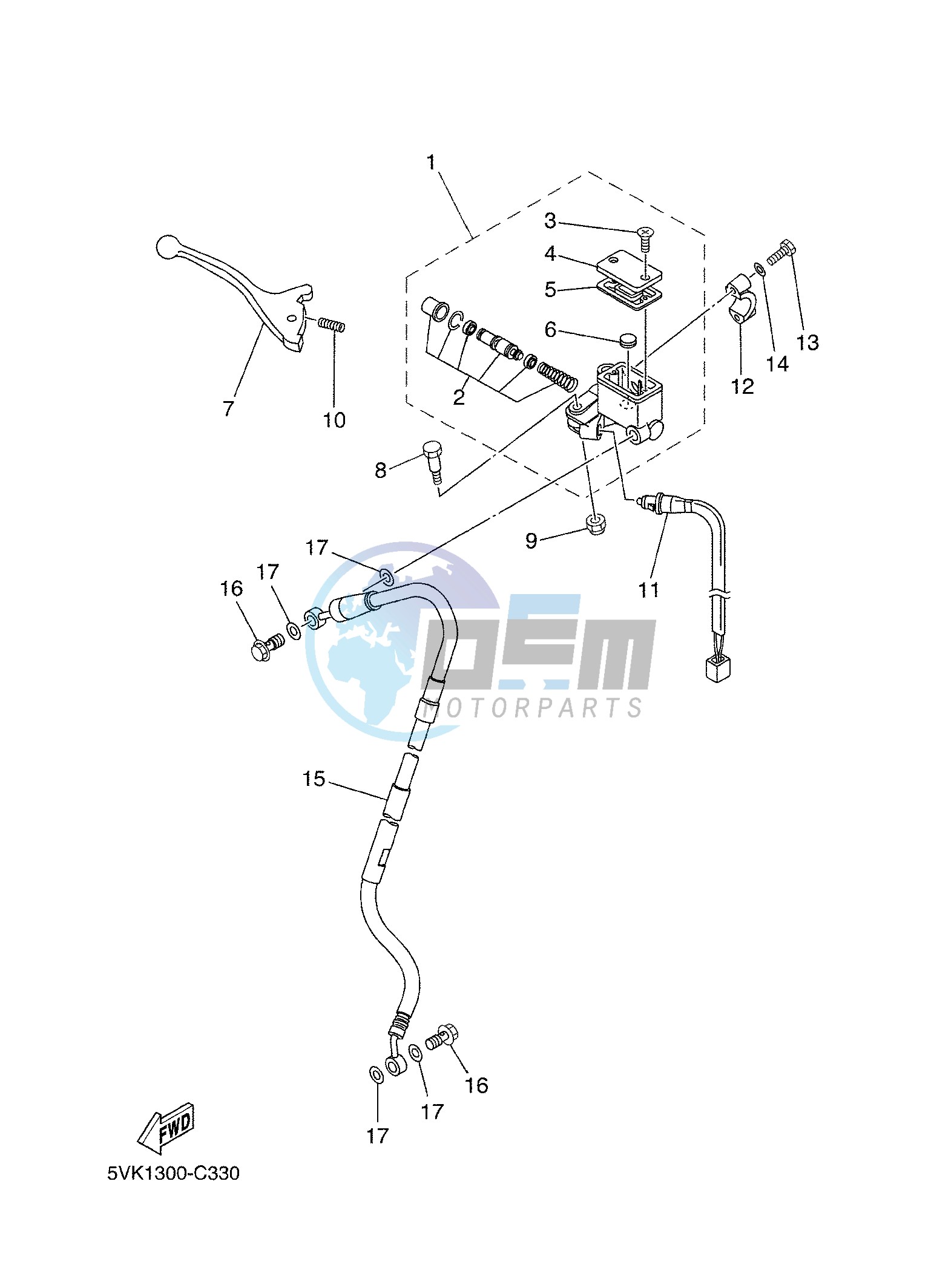 FRONT MASTER CYLINDER