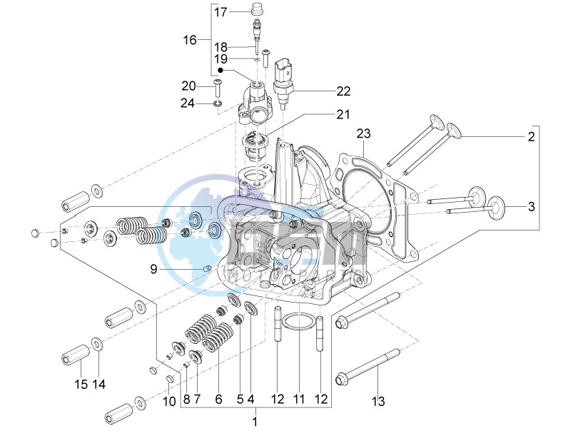 Head unit - Valve