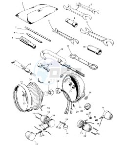 G5 100 drawing OWNER TOOLS_OPTIONAL PARTS -- 72-73 G5-A- -