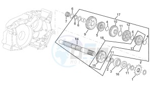 RX 50 drawing Gearbox driven shaft I