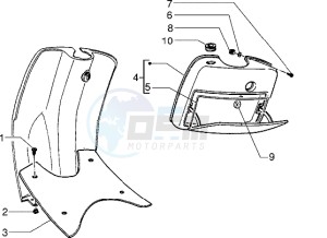 Zip 50 SP drawing Front glove compartment