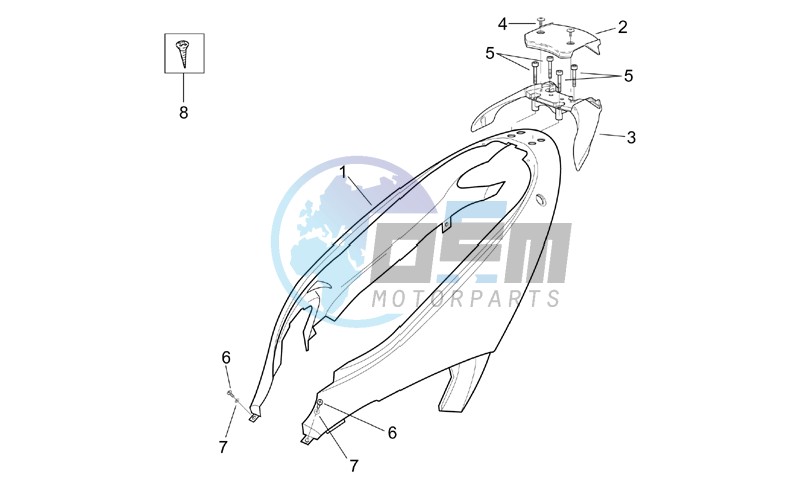 Rear body - Rear fairing