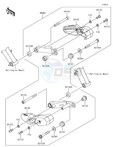 Z1000 ZR1000JHF XX (EU ME A(FRICA) drawing Accessory(Shroud Slider)