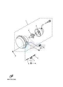 YXC700E YX70CPM (BHE2) drawing HEADLIGHT