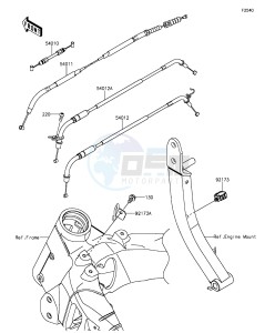 Z1000 ZR1000FEF FR GB XX (EU ME A(FRICA) drawing Cables