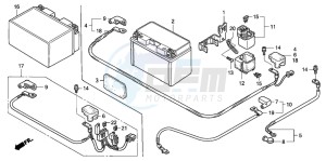 CB1300S CB1300SUPERBOLD'OR drawing BATTERY