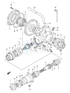 LT-A500F (E24) drawing FINAL BEVEL GEAR (REAR)