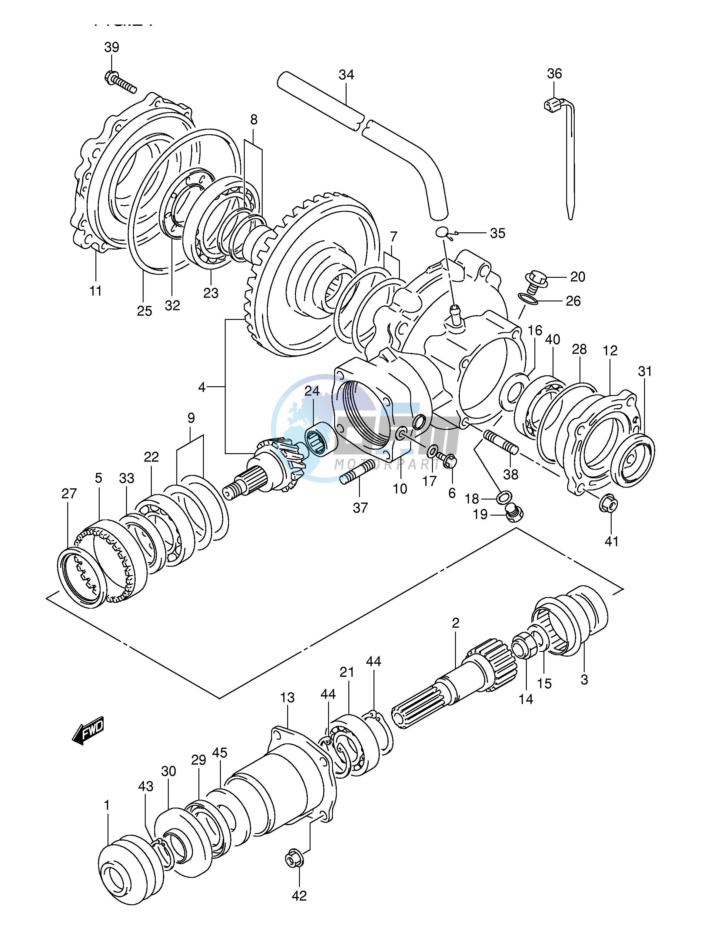 FINAL BEVEL GEAR (REAR)