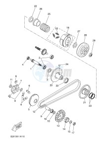 YN50FMU NEO'S 4 (B261 B261) drawing CLUTCH