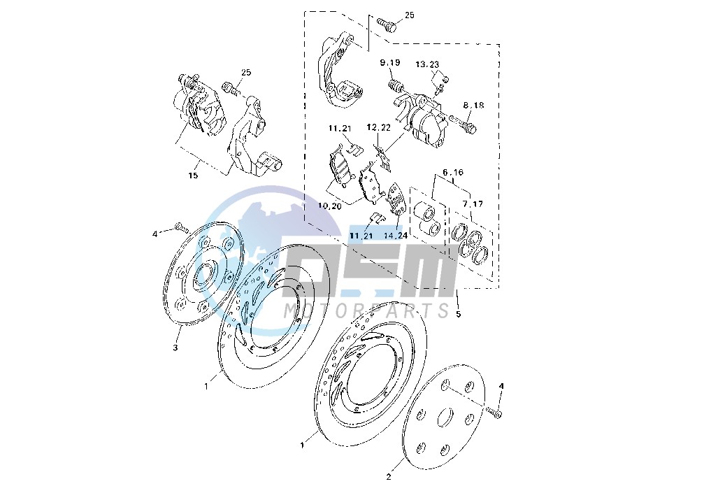 FRONT BRAKE CALIPER