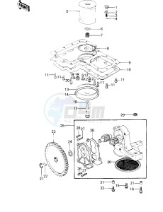 KZ 1000 D [Z1R] (D3) [Z1R] drawing OIL PAN_OIL PUMP_OIL FILTER -- 80 D3- -