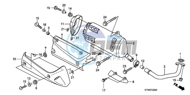 EXHAUST MUFFLER