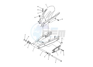 FZ6 FAZER 600 drawing REAR ARM