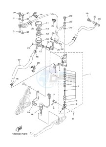 MT07A MT-07 ABS 700 (1XBE) drawing REAR MASTER CYLINDER