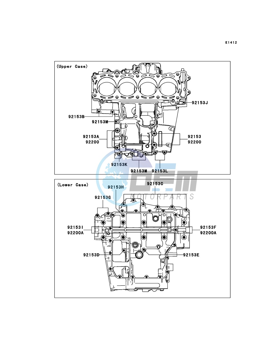 Crankcase Bolt Pattern