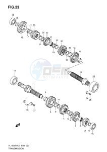 VL1500 BT drawing TRANSMISSION