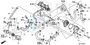 FJS600AB SilverWing ED drawing WATER PUMP