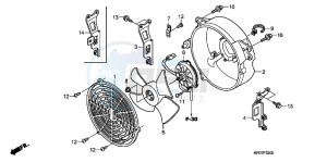 TRX500FPEB drawing COOLING FAN