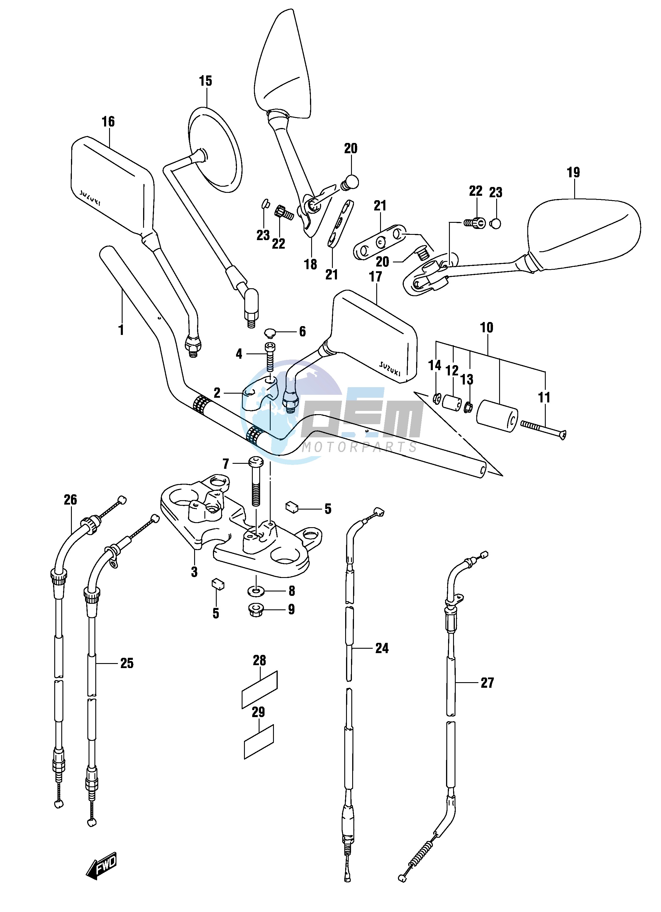 HANDLEBAR (MODEL K4)