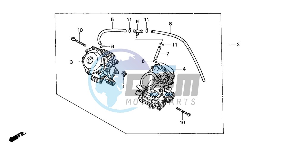 CARBURETOR (DUAL) (ASSY.)