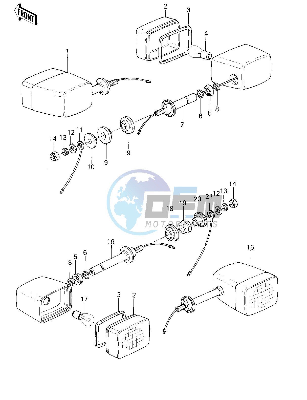 TURN SIGNALS -- 78 D1- -