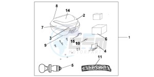 FES1509 Europe Direct - (ED) drawing TOP BOX 35 L PB-351P