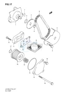 UH125G BURGMAN EU drawing OIL PUMP