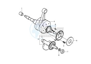 X9 EVOLUTION 500 drawing Crankshaft