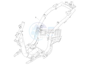 Liberty 125 iGet 4T 3V ie ABS (EMEA) drawing Frame/bodywork