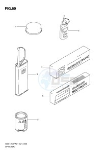 GSX1250FA (E21) drawing OPTIONAL