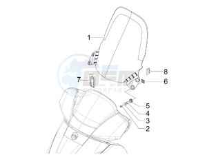 X7 125 Euro 3 drawing Windshield